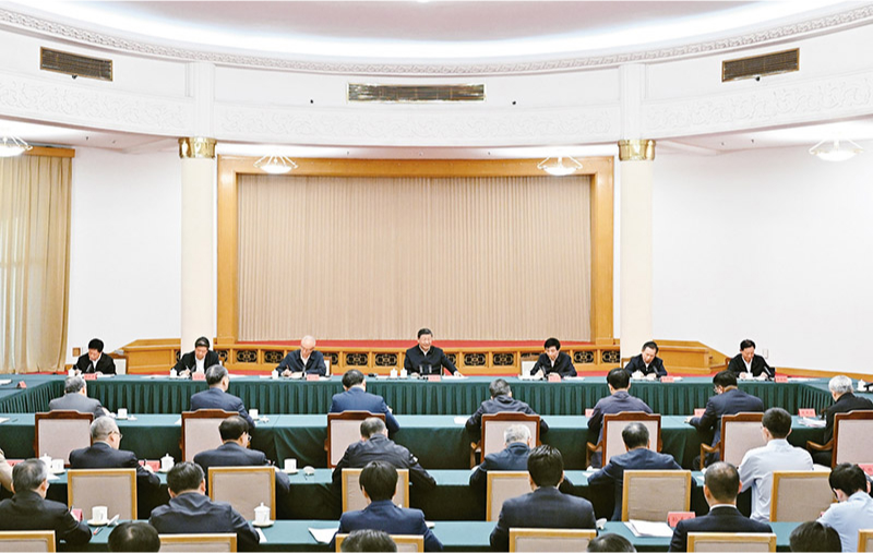 　2024年5月23日下午，中共中央總書(shū)記、國(guó)家主席、中央軍委主席習(xí)近平在山東省濟(jì)南市主持召開(kāi)企業(yè)和專(zhuān)家座談會(huì)并發(fā)表重要講話。 新華社記者 謝環(huán)馳/攝
